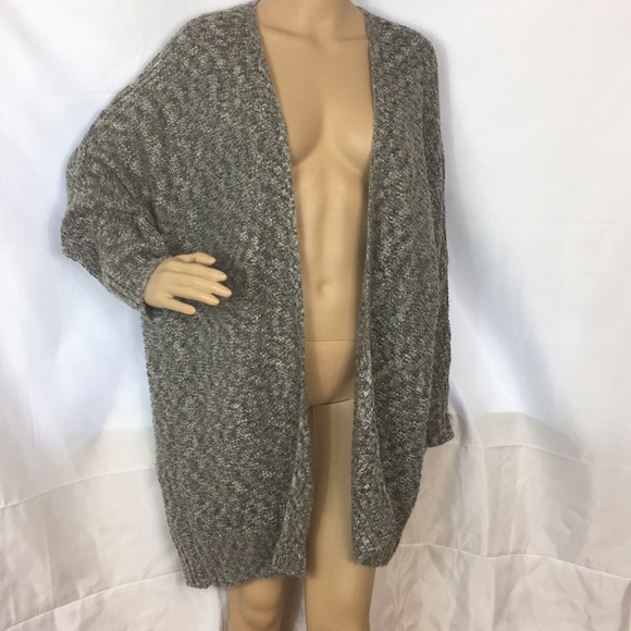 American Eagle Outfitters Sweaters - American Eagle gray oversized open front cardigan